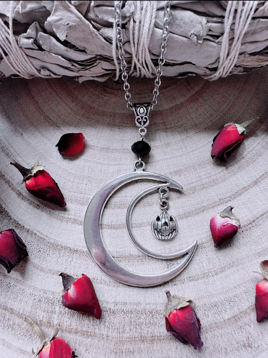 Pumpkin Moon Necklace