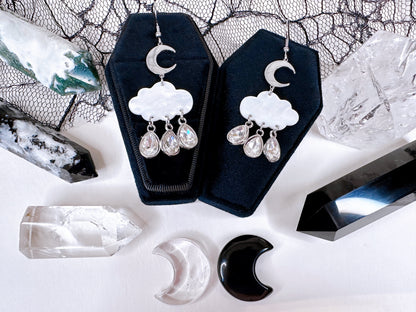 Through The Storm Raincloud Earrings