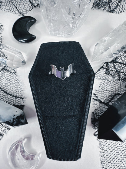 Stainless Steel Bat Ring