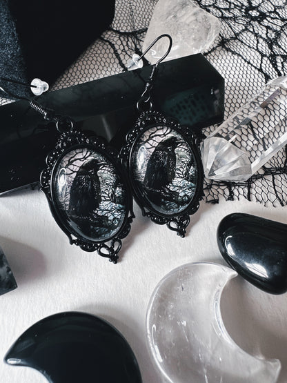 Raven’s Romance Earrings