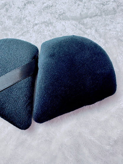Black Velvet Powder Puff