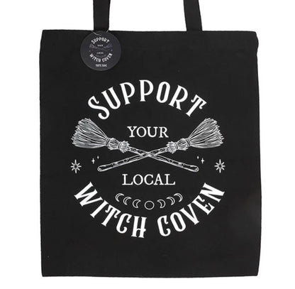Support Your Local Witch Coven Tote Bag