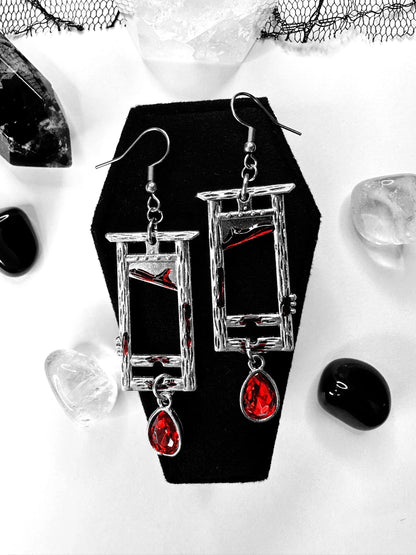 Bloody Guillotine Earrings