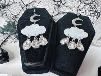 Through The Storm Raincloud Earrings