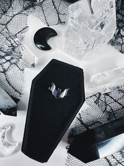 Stainless Steel Bat Ring