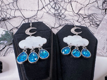 Through The Storm Raincloud Earrings