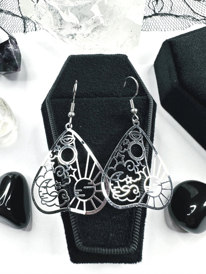 Stainless Steel Celestial
Planchette Earrings