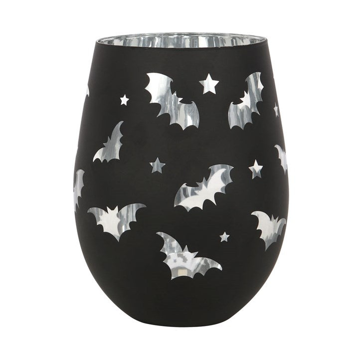 Gothic Bat Stemless Wine Glass