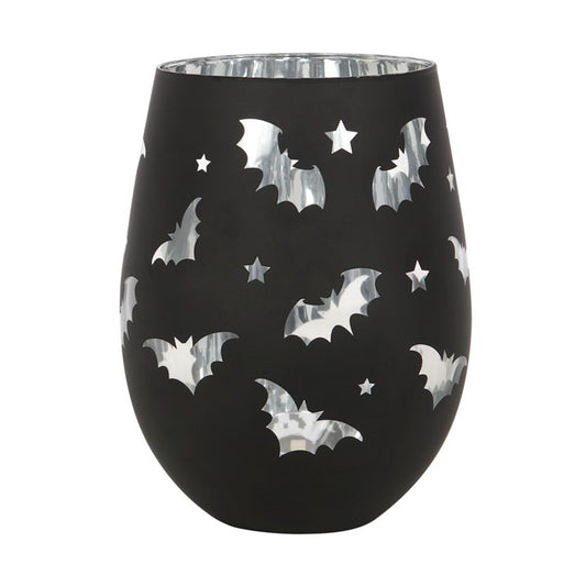 Gothic Bat Stemless Wine Glass