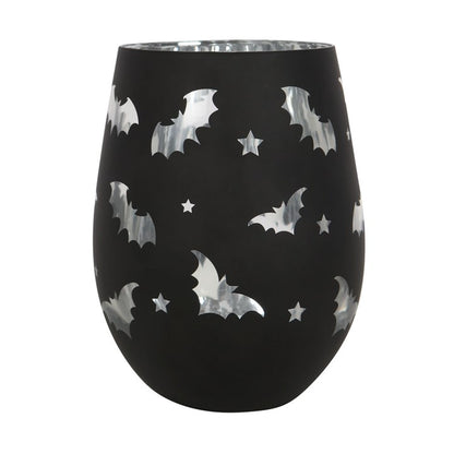 Gothic Bat Stemless Wine Glass