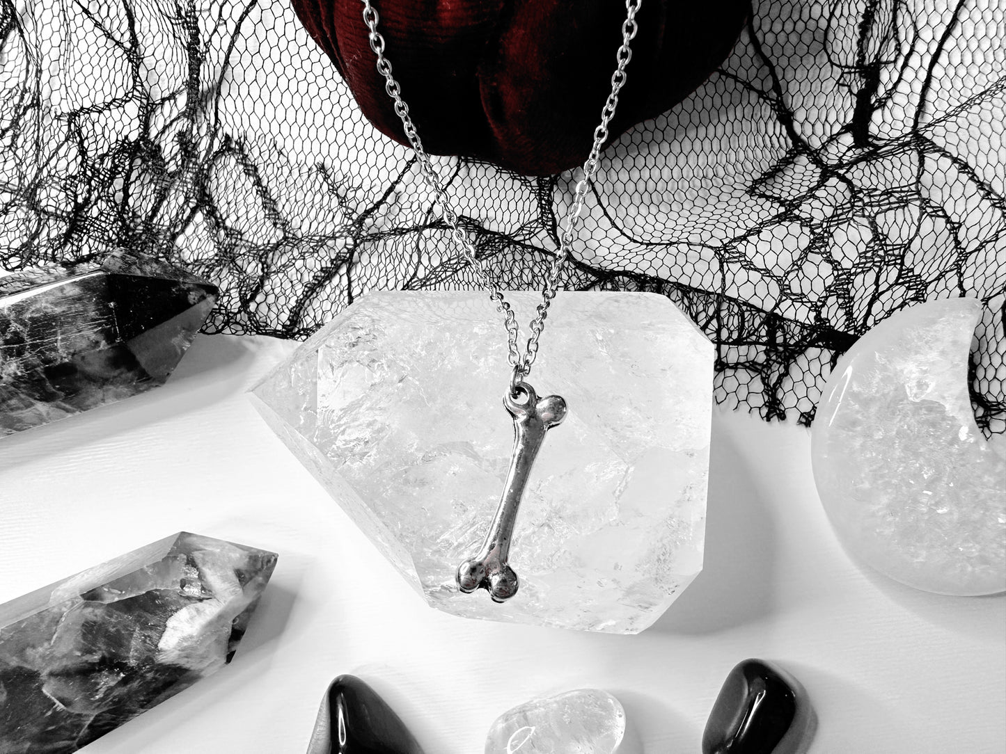 Silver Bone Necklace