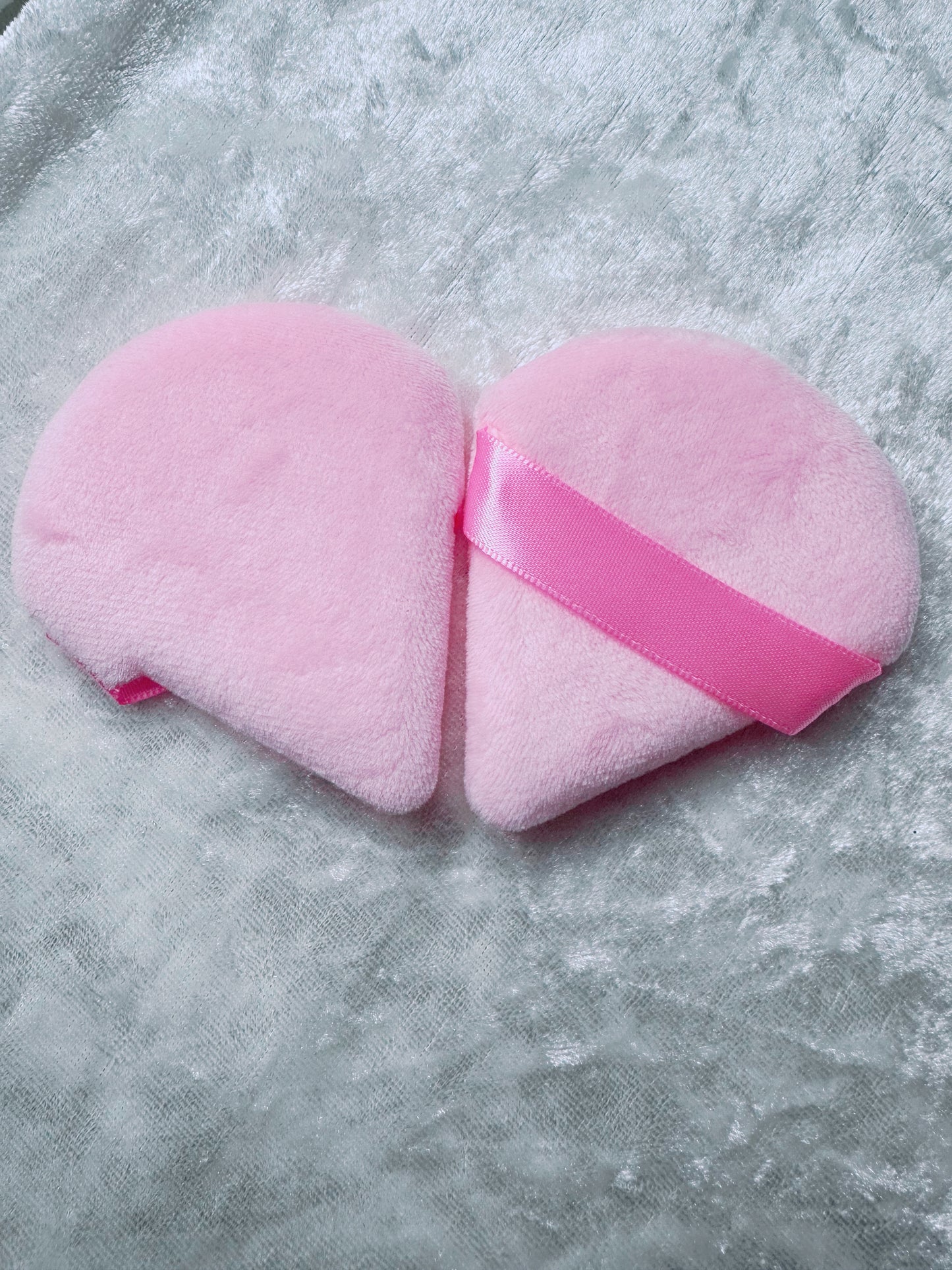 Pink Velvet Powder Puff