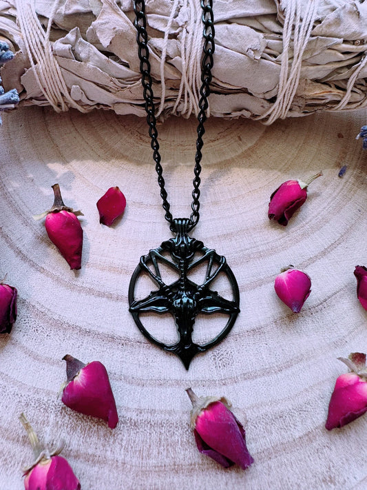 Black Baphomet Necklace