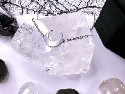 Stainless Steel Crescent Moon
Choker