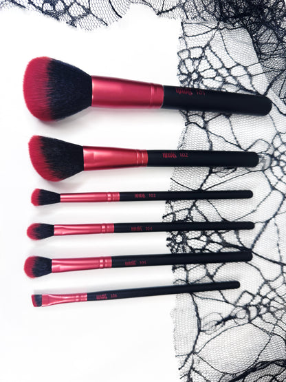 Until Death Gothic Makeup Brushes In A Coffin Case