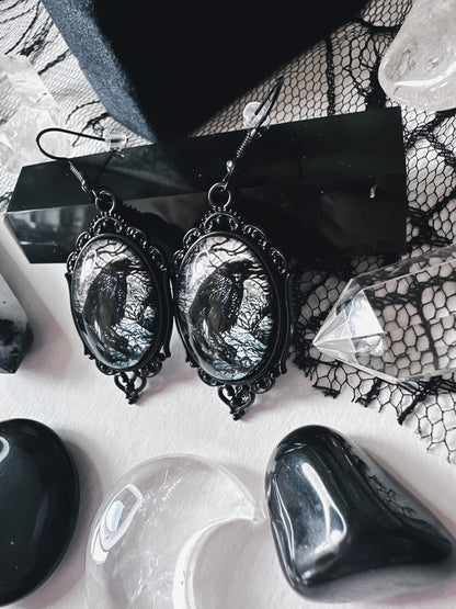 Raven’s Romance Earrings