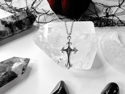 Gothic Cross OZZY FOREVER Necklace