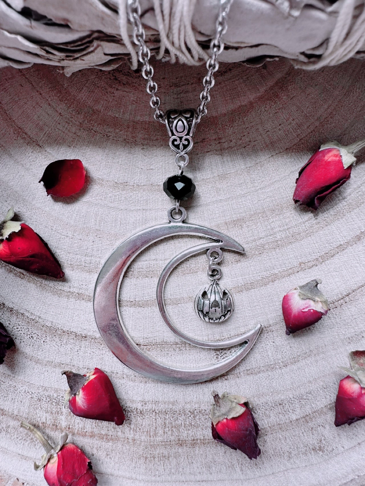 Pumpkin Moon Necklace