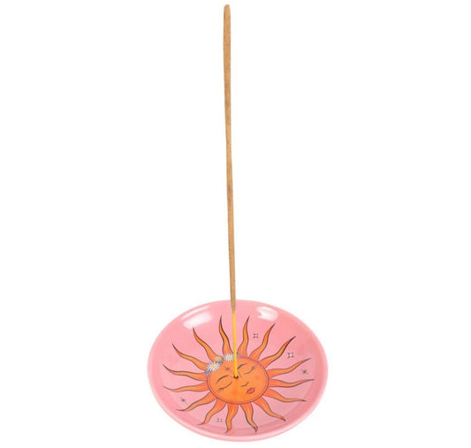 The Sun Celestial Ceramic Incense Holder