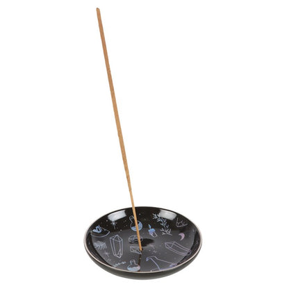 Crystal Witch Incense Holder