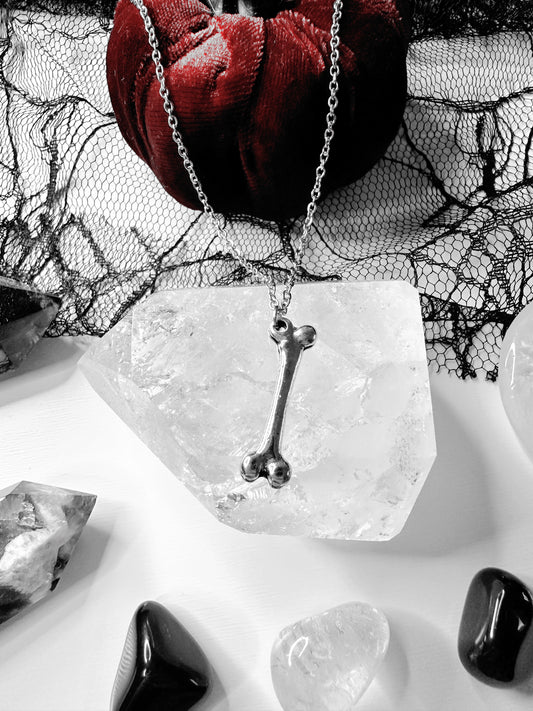 Silver Bone Necklace