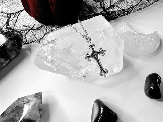 Gothic Cross OZZY FOREVER Necklace