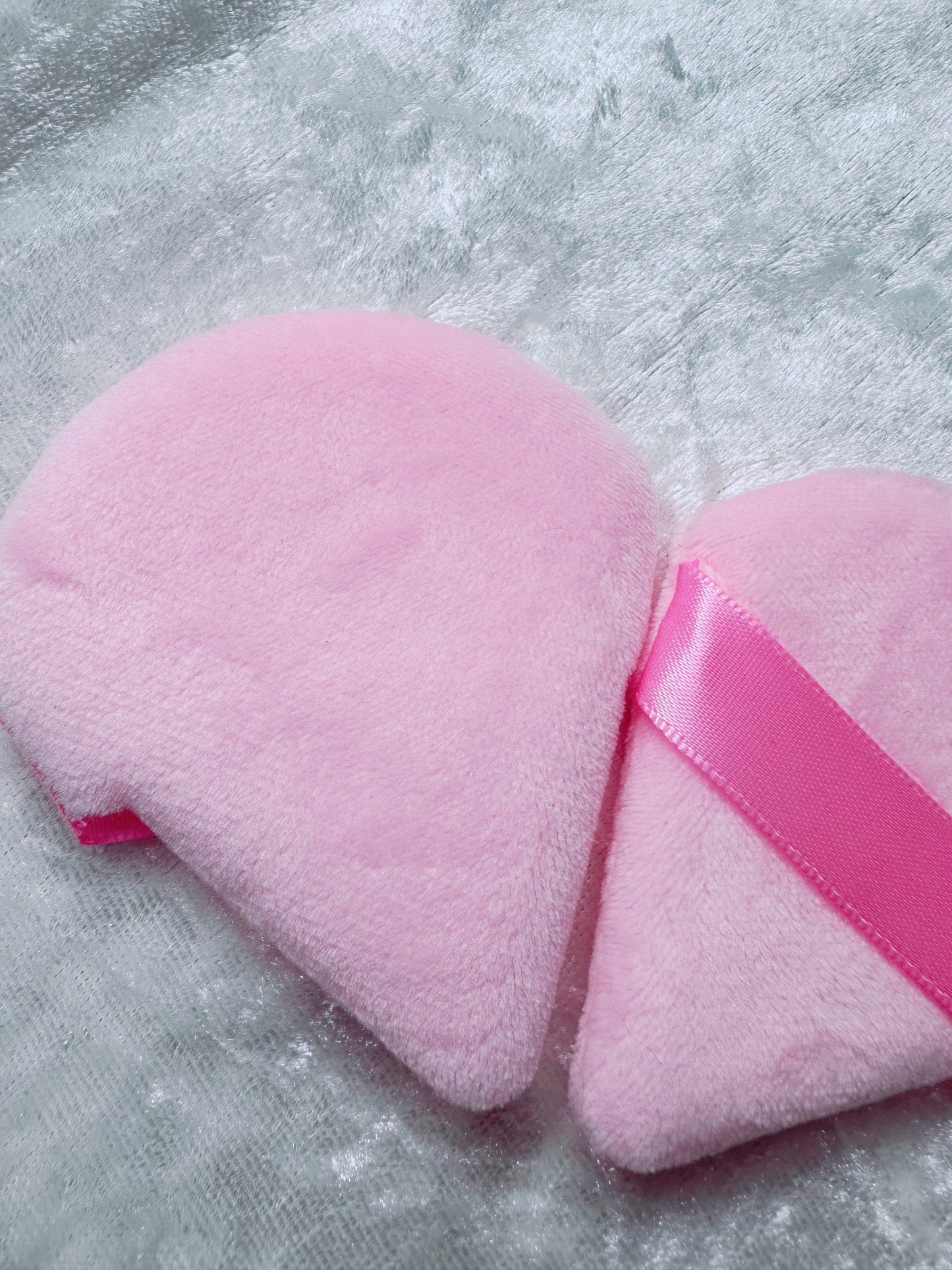 Pink Velvet Powder Puff