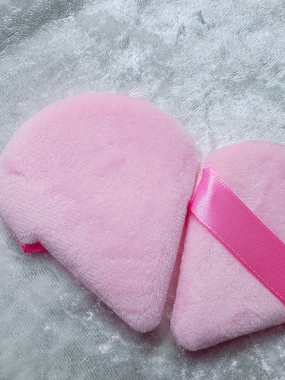 Pink Velvet Powder Puff