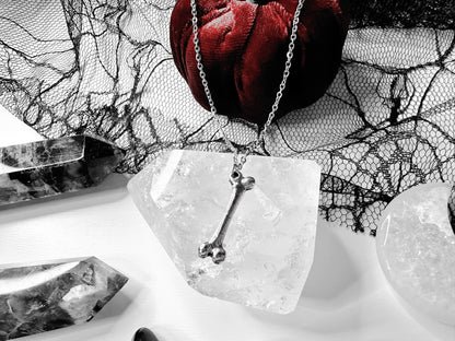 Silver Bone Necklace
