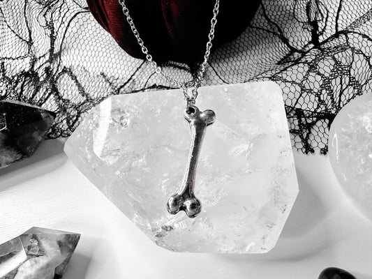 Silver Bone Necklace