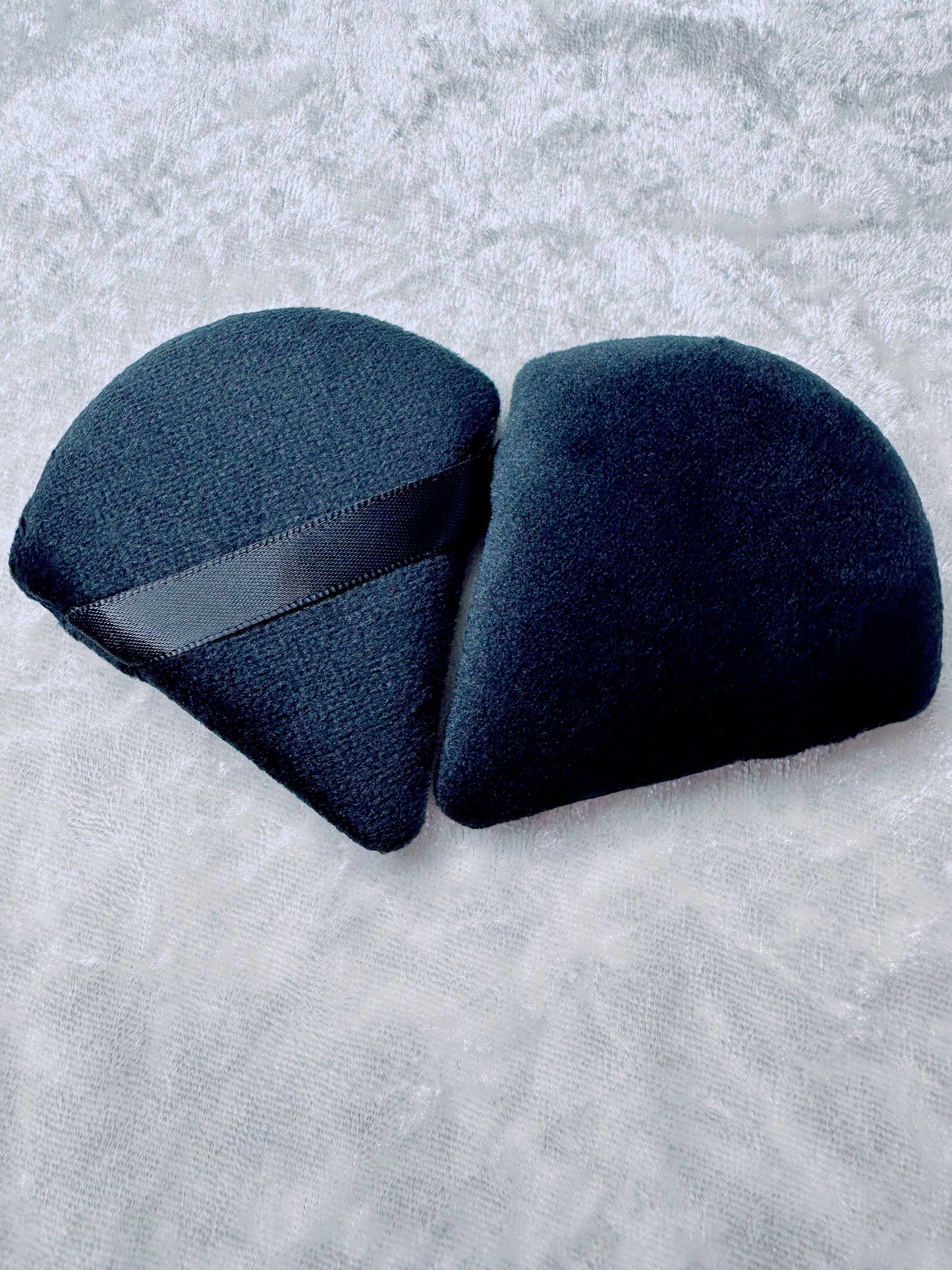 Black Velvet Powder Puff