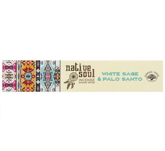 Native Soul White Sage & Palo Santo Incense Sticks
