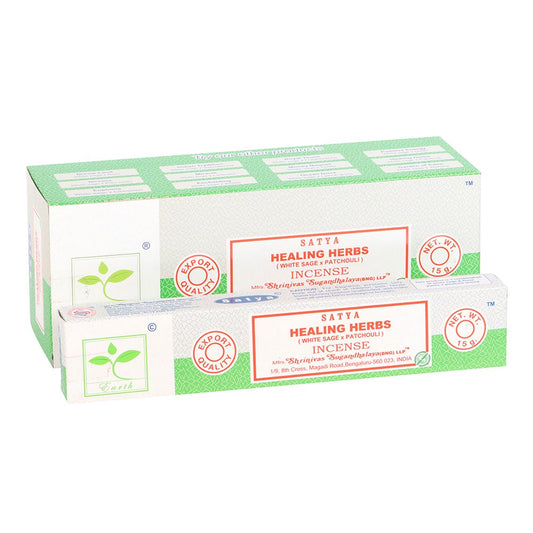 Satya Healing Herbs Incense Sticks