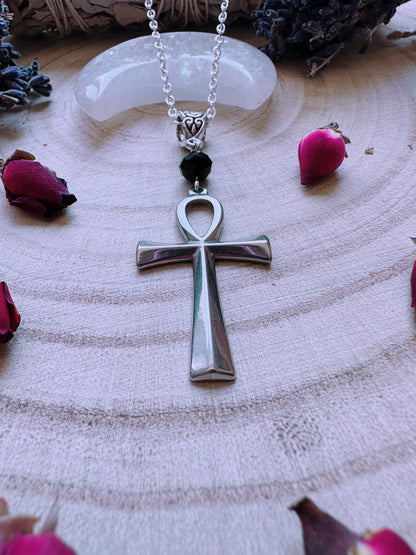 Stainless Steel Ankh Necklace