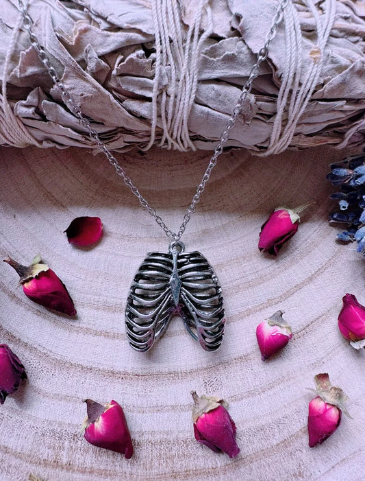 Anatomical Rib Cage Necklace