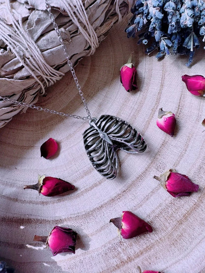 Anatomical Rib Cage Necklace