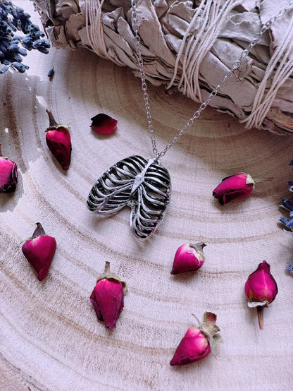 Anatomical Rib Cage Necklace