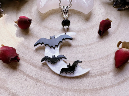 Bats By Moonlight Necklace