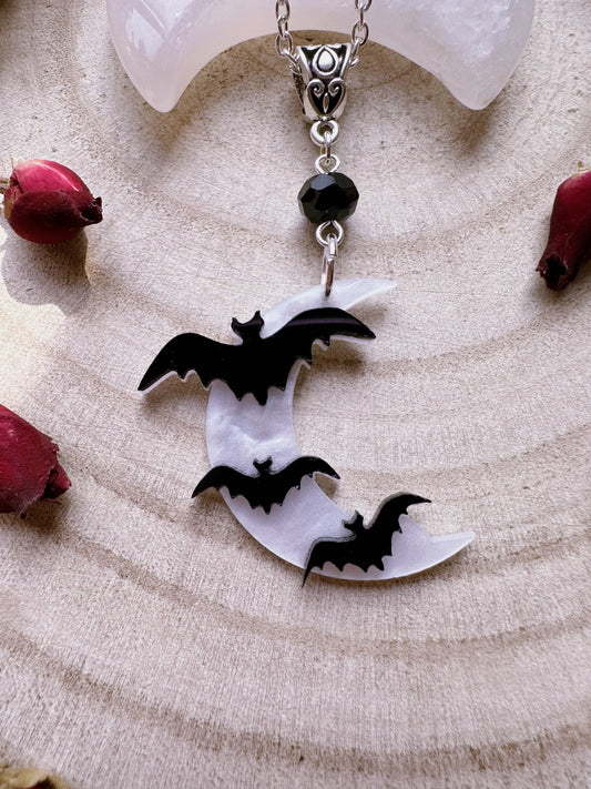 Bats By Moonlight Necklace