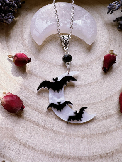 Bats By Moonlight Necklace