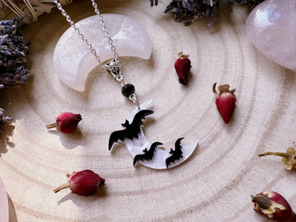 Bats By Moonlight Necklace