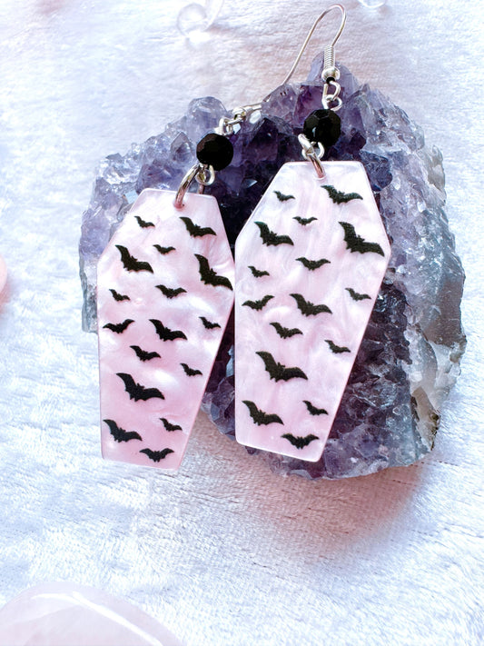 Casket Of Bats Earrings