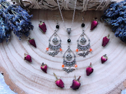 Hocus Pocus Necklace & Earrings Set