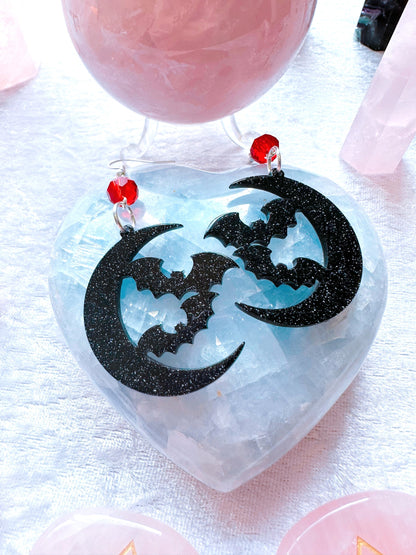 Midnight Moon Earrings