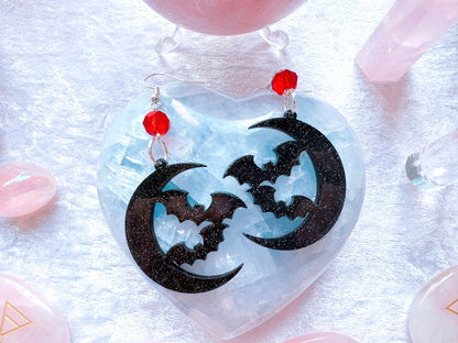 Midnight Moon Earrings