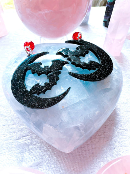 Midnight Moon Earrings