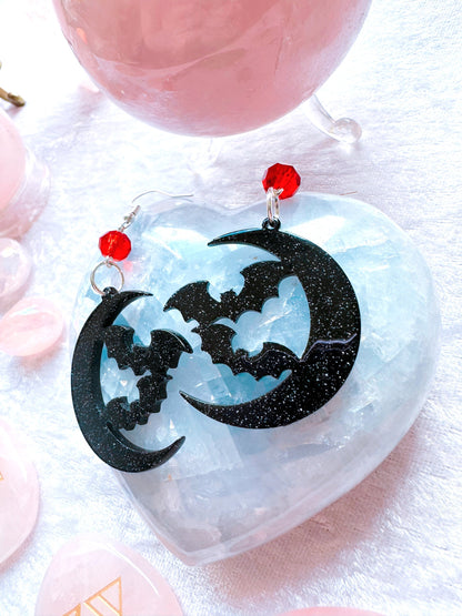 Midnight Moon Earrings