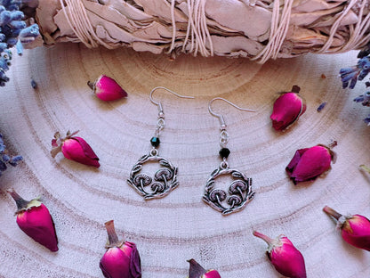 Midnight Boletus Earrings