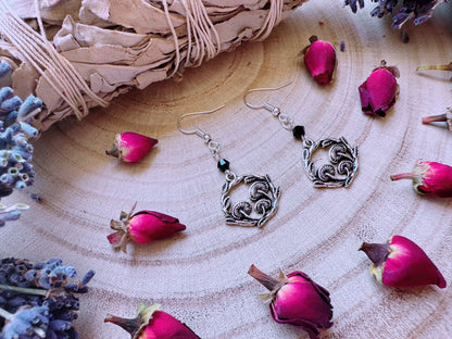 Midnight Boletus Earrings