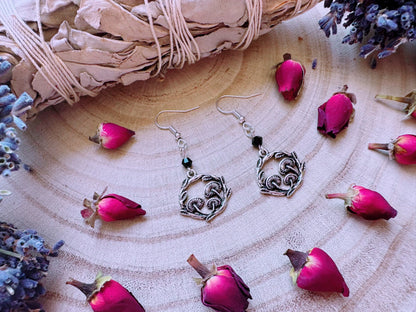 Midnight Boletus Earrings